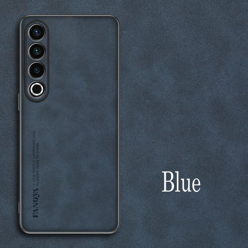 For Meizu 21 Pro Meizu21 Luxury Sheepskin Leather Shockproof Silicone Case For Meizu 21 Note 20 Pro Phone Case Cover Coque