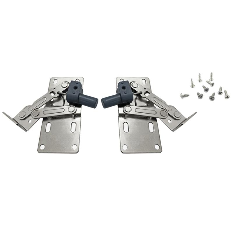 

2Piece Flip Hinge 45 Degree Drop Cabinet Hinges Small Kitchen Door Cabinets Pivot Hardware Base Hardware Hinge 1
