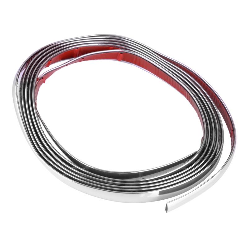 

290x12cm Silver PVC Car Bumper Stripe Trim 165853961H Fit for VW Golf Jetta MK2 MK1 Passat Santana B2