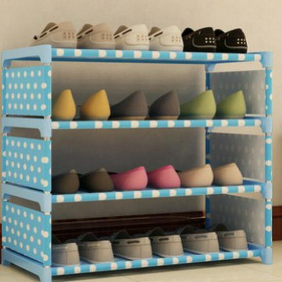 Jia You Xin Multi-layer Dustproof Shoe Rack - Durable & Easy to Install Storage Shelf