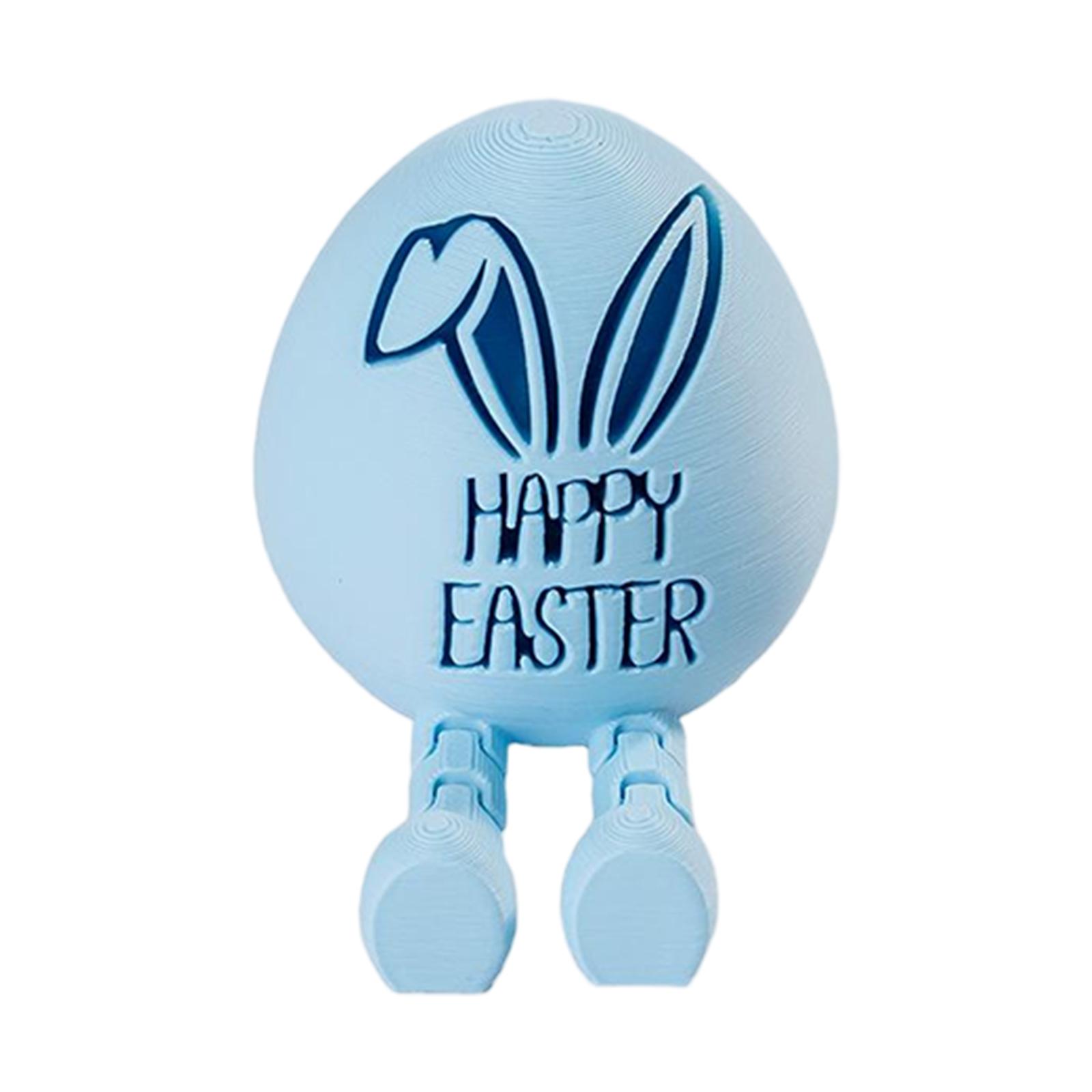 3D-печатное пасхальное яйцо шарнирное подвижное игрушка-антистресс One Size синий
