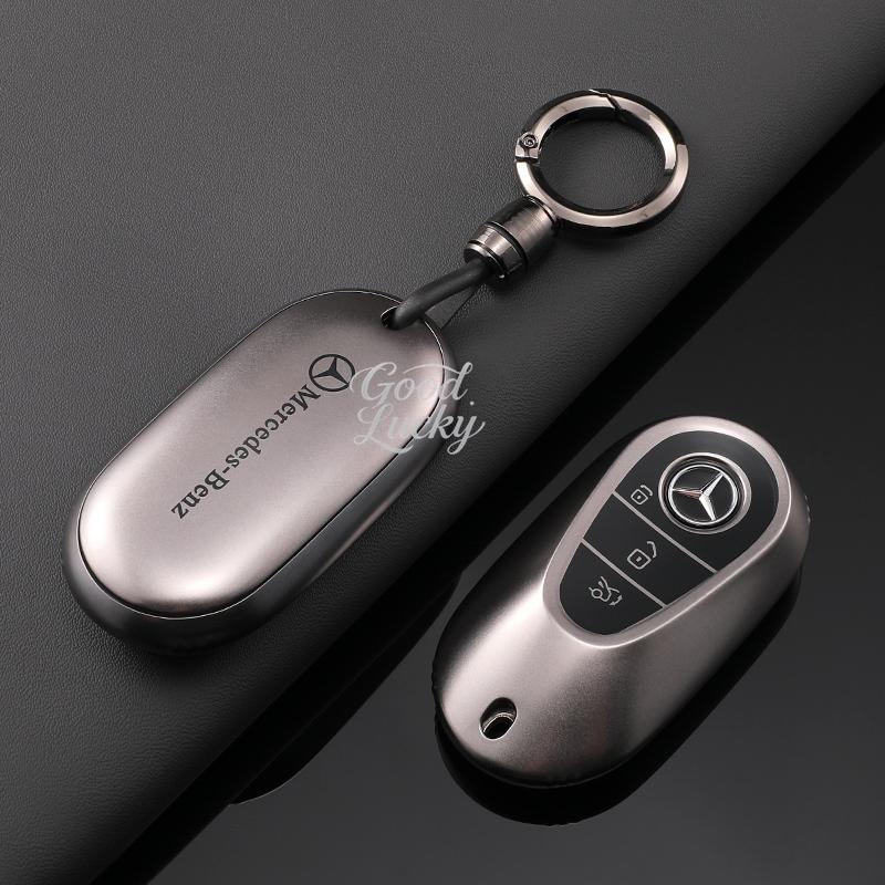 AABIB1 High Quality Scratch Resistant Use TPU Key Cover For Mercedes Benz A C E S G GLC CLE CLA W177 W205 W213 W222 X167AMGMetallicGray