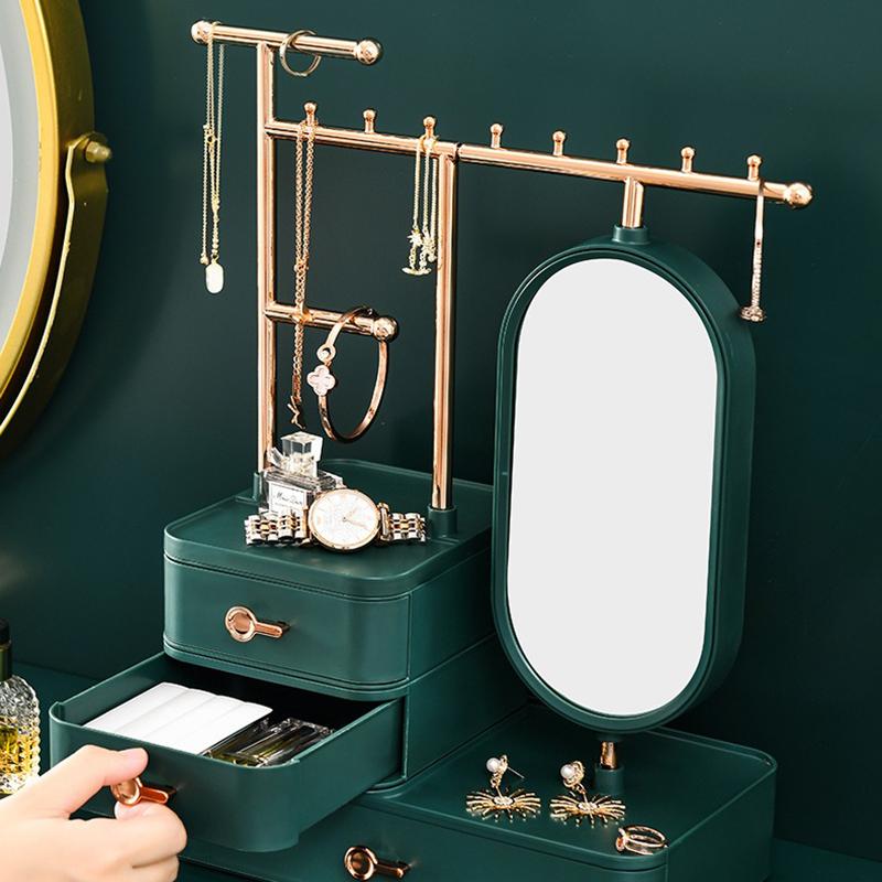 XiaoGui Jewelry Organizer Storage Makeup Makeup Organizer Jewelry Box Storage Drawers Organizador