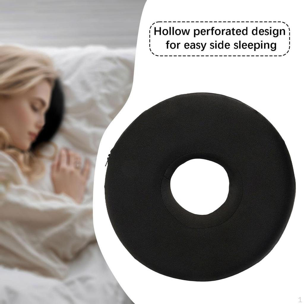 Ear Piercing Pillow Portable Guard Protector Washable Pierced Ears Support for Side Sleeping
