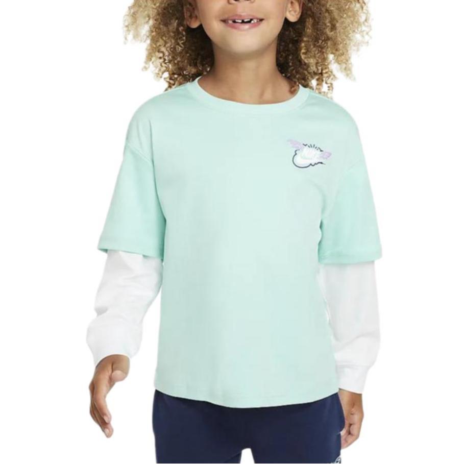Nike Sportswear T Shirt Rising Emerald Green Kids  FV2719-305 7