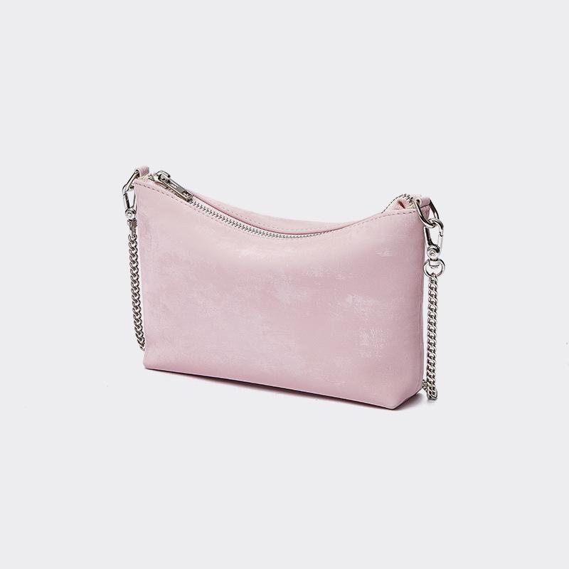 

Шелковый сатин, воловья кожа, сумка на цепочке: Ретро Мини Сумка Кроссбоди и На Плечо