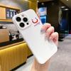 For Smiling Face for Apple 14pro Mobile Phone Case and Lens Package for IPhone15 Niche for Apple 13 Mobile Phone Protective Case