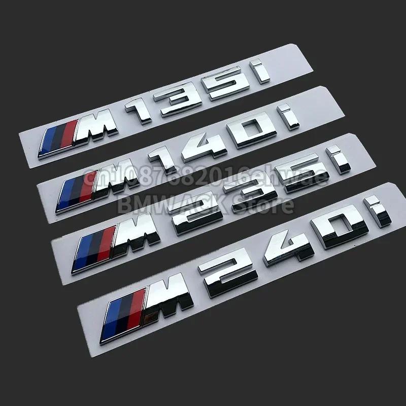 For BMW M Power New Emblems Badge Logo M135d M145d M145i M240d M240i M340d M340i M440d 4M40i M550i M760Li ABS Rear Logo