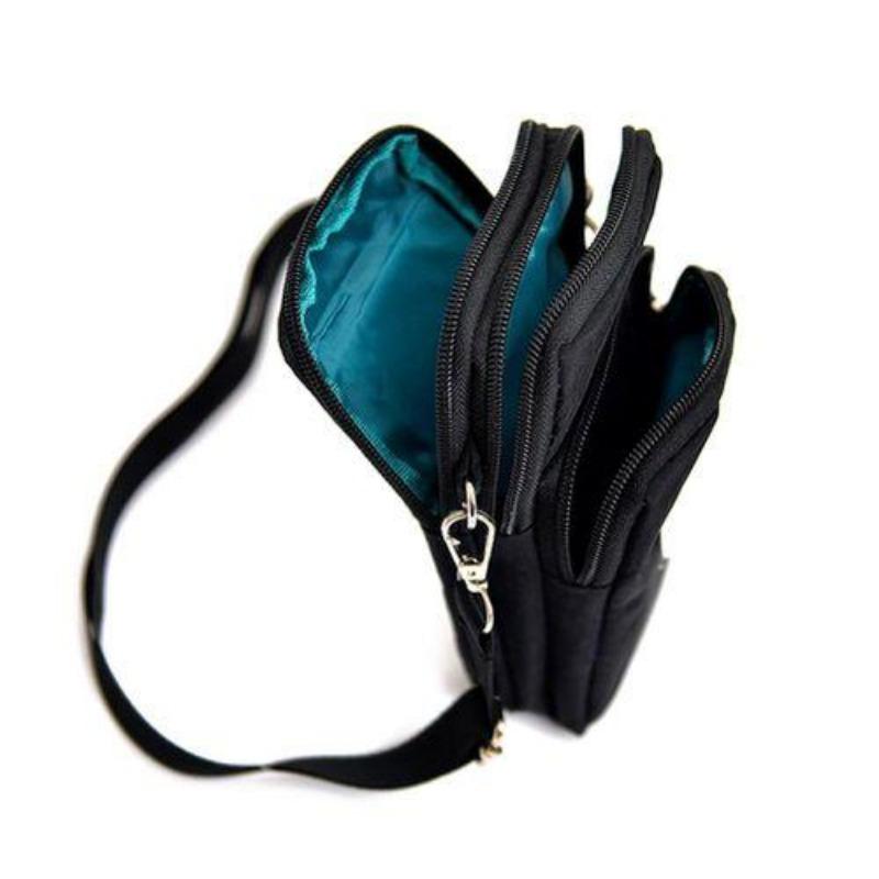 Damska torba listonoszka Koreański styl z nadrukiem Jednolity kolor Pionowy telefon komórkowy Sport wielofunkcyjny