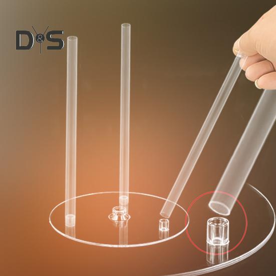 1 Set Waterproof Cake Support Bars Smooth Edges Practical 4 Cake Bases 12 Cake Piling Supports