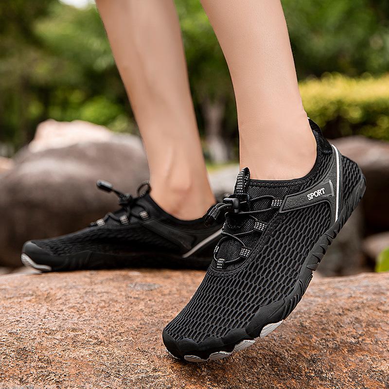Mode Outdoor Schuhe Männer Atmungsaktive Mesh Sommer Loafers Komfortable männer Casual Schuh für Berg Trekking Freizeit Flache 2024