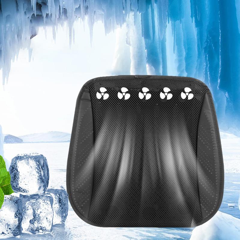 Universal Summer Car Seat Cooler Air Seat Cooling Cushion With Usb Fan Fast Blowing Ventilation Seat Refrigerated Car Seat