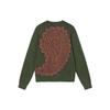 Stussy SS22 Cashew Flower Pattern Sweater Unisex Sweater Green 117118