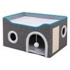 Double-Layer All-Season Enclosed Cat Bed - Warm Winter Sleeping House
