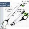 Portable Foldable Garbage Grabber Pick Up Device Gripper Extension Device Manual Tool Foldable Garbage Collector Pick Up Tool
