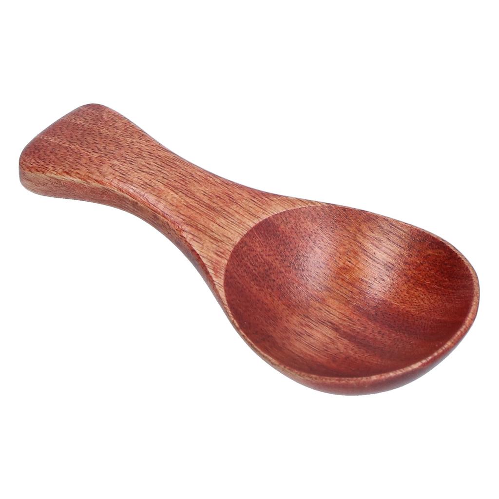 10pcs Poon Wooden Short Handle Wide Mouth Milk Powder Seasoning Spoon Kitchen Utensil