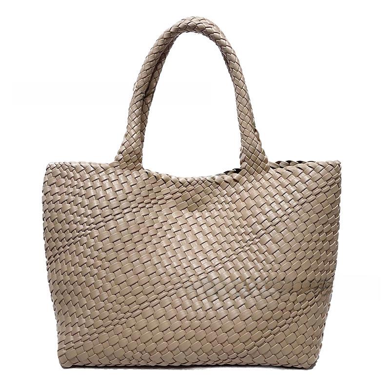 Hand-Woven Large Capacity Tote Bag - 2023 Women's Shoulder and Mother-Child Bag
