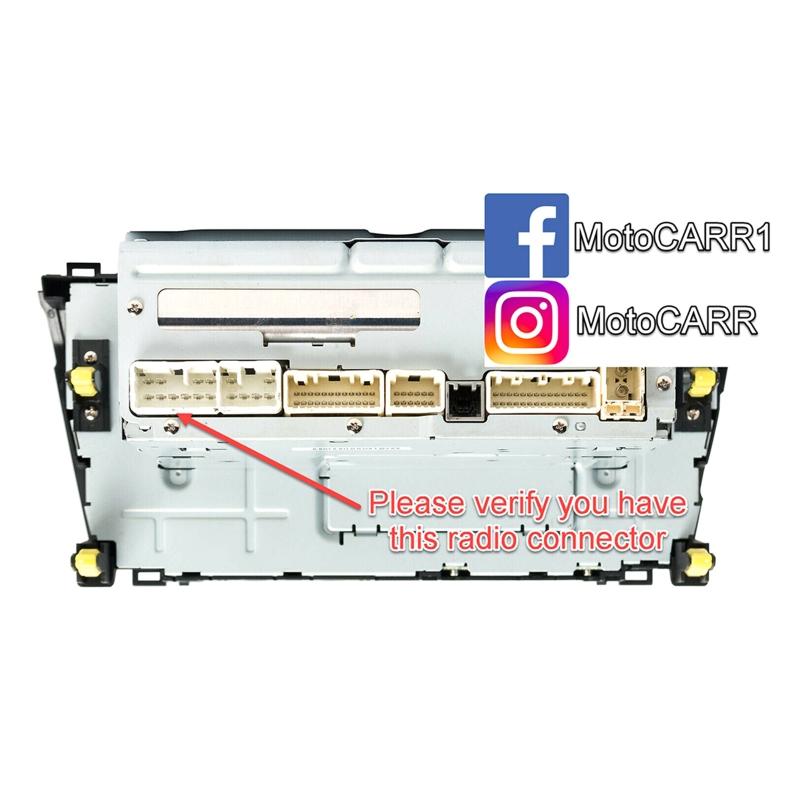 Car ereo Auto Radio Add A Subwoofer Amplifier Plug for Play Harness Antenna pter Interface Compatible for ion Dur