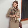 Women'S Fashion Scottish Style Tartan Warm Scarf Plaid Soft Long Wrap Shawl Christmas Valentine'S Day For Girlfrend Wife Mom