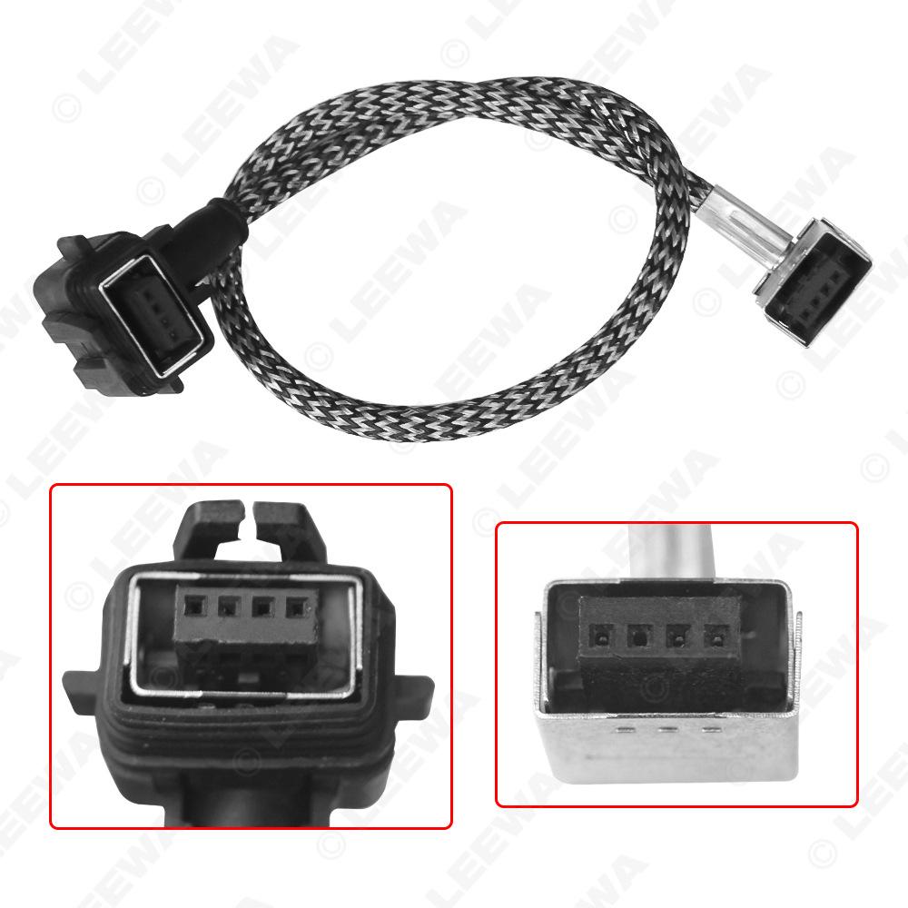 Osram-Compatible Car HID Light Harness for D1/D3/D1S/D3S with Copper Mesh High-Voltage Wire
