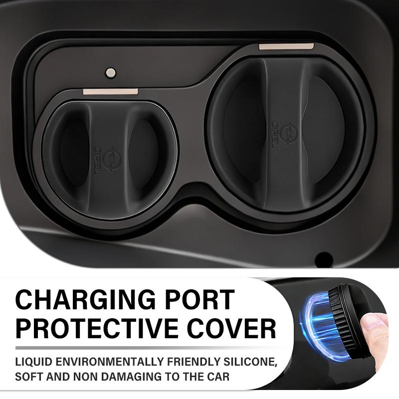 Car Charger Cover EV Charger Lock Charging Port Cover Waterproof For Opel Astra G H J K F Corsa D Zafira B Insignia Mokka Regal