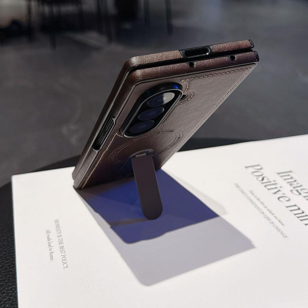 Samsung Z Fold7 Flip pouzdro s 360° otočným stojánkem a magnetickým bezdrátovým nabíjením