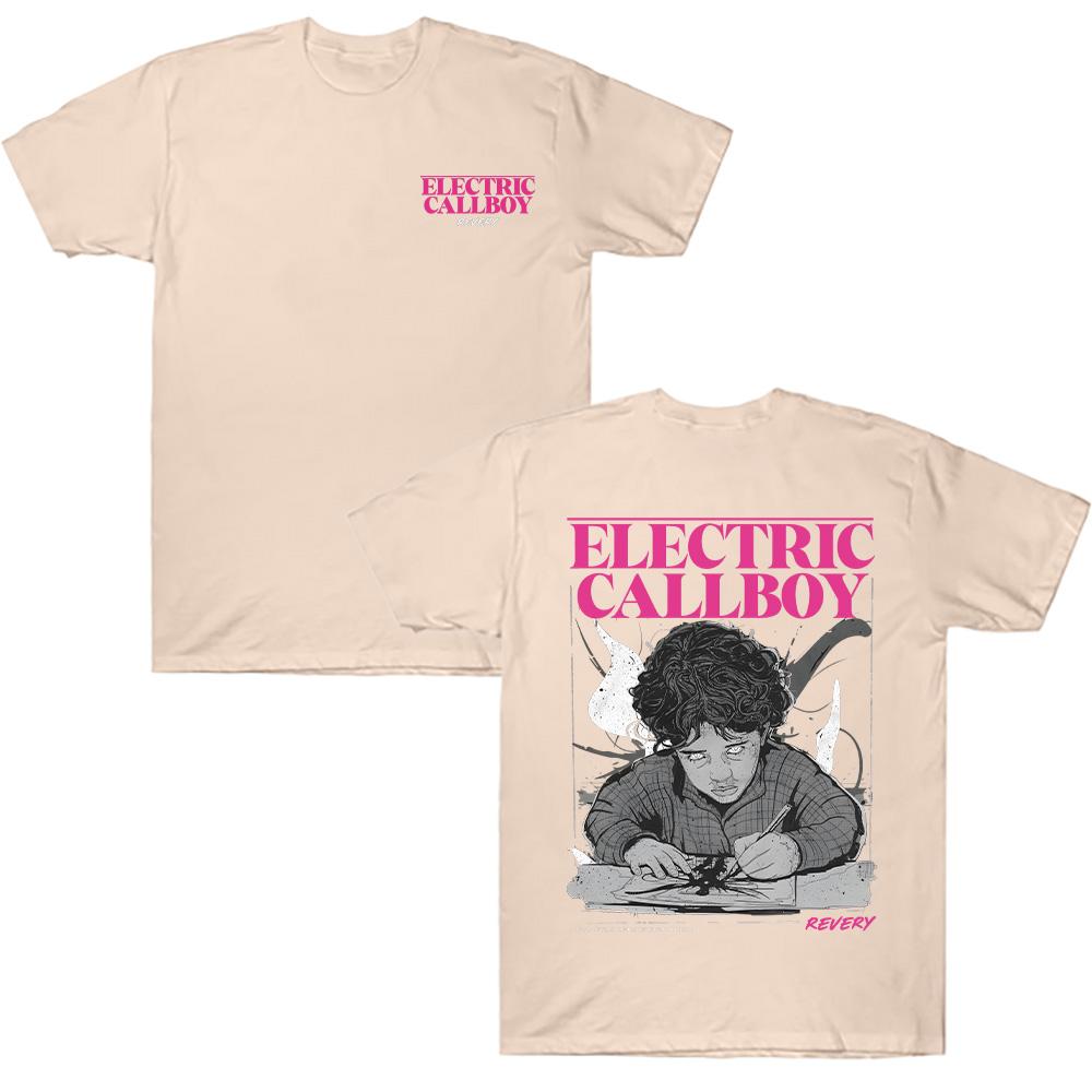 Electric Callboy Revery Paint T-Shirts Fashion Print Top Tshirt Summer New Light and Thin Men's Women's Tee Short Sleeves Cotton Tshirts