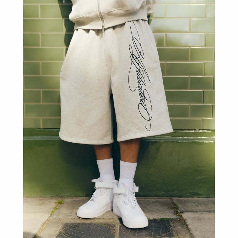 Y2k Retro Jogging Shorts Signature Embroidery Men Women New Sweatpants Harajuku Hip Hop Streetwear Unisex Baggy Casual Pants