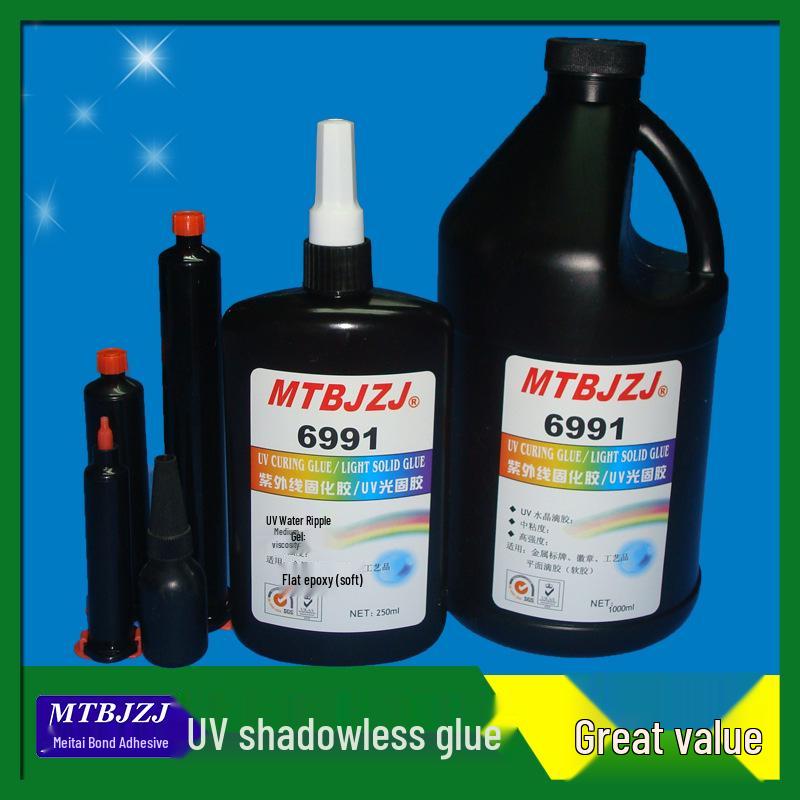 VU 6992 UV Transparent Hard Epoxy Metal Nameplate Glue