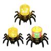Halloween Candle Light Battery Operated Flameless LED Spider Tealights Electric Flickering Fake Candle Halloween Party Decoration