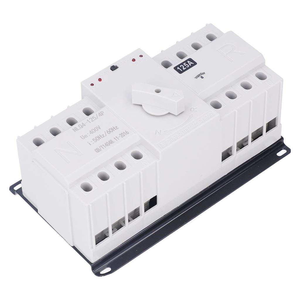 Dual Power Automatic Transfer Switch Changeover CB Grade Micro Break ATS NLQ4‑125‑4P 400V
