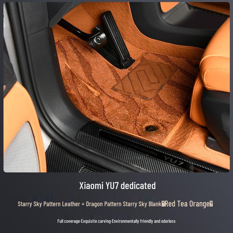Xiaomi YU7 Full Coverage Car Floor Mats - Dedicated Interior Carpet Accessories Xiaomi YU7 Exclusive Full Coverage Mats