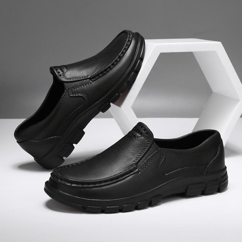 Kochschuhe Vier Jahreszeiten Rutschfest Ölbeständig Übergröße Business Casual Herren Arbeitsschuhe Mode Komfort Weichsohle