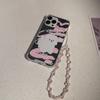 Pink Dog 14 Apple Phone Case IPhone 13 Suitable for 8 Makeup Mirror XR with Lanyard 1115pro Max Set