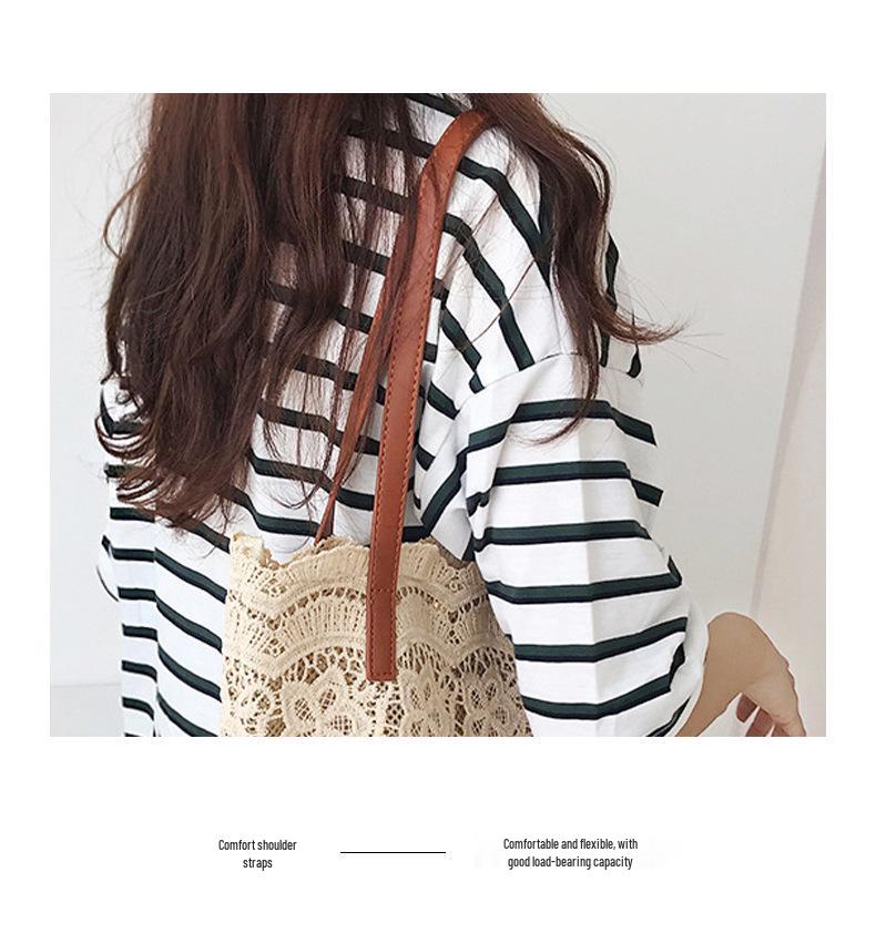 Korean Style Lace Large Capacity Women's Beach Tote