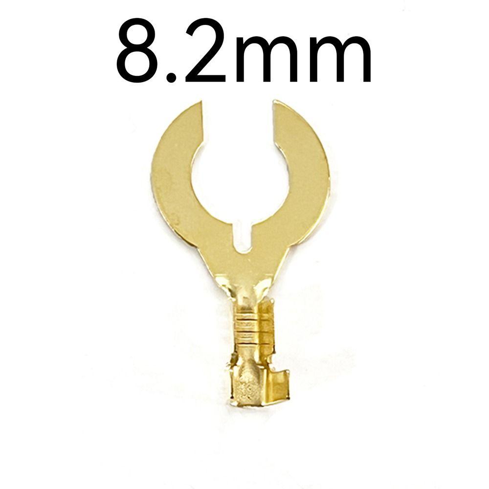 100PCS 4.2 5.2 6.2 8.2 Wire Connectors Brass Electrical Kit U-Type Terminals  Switching Power Supply