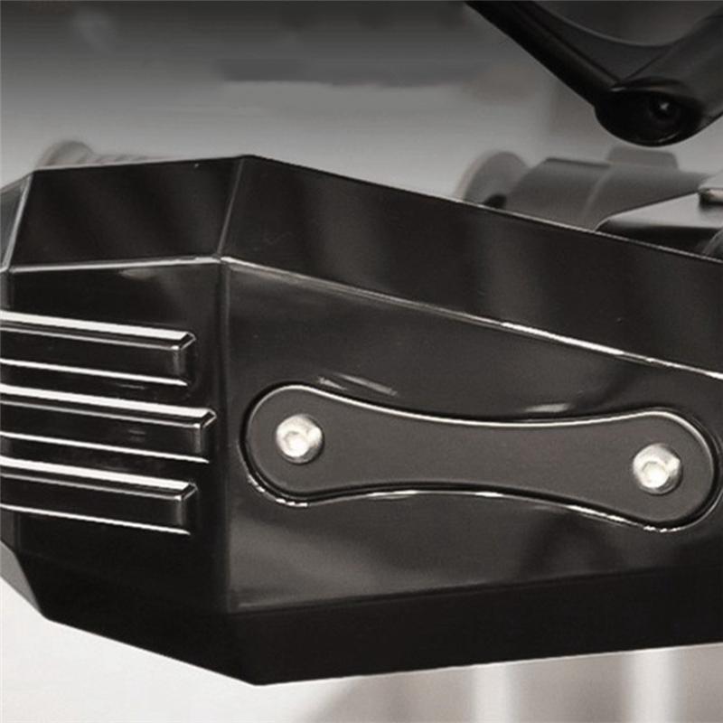 A51K-Universal Hand Guard Protector For  Davidson Sportster XL883 XL1200 X48 Fat Boy Transparent