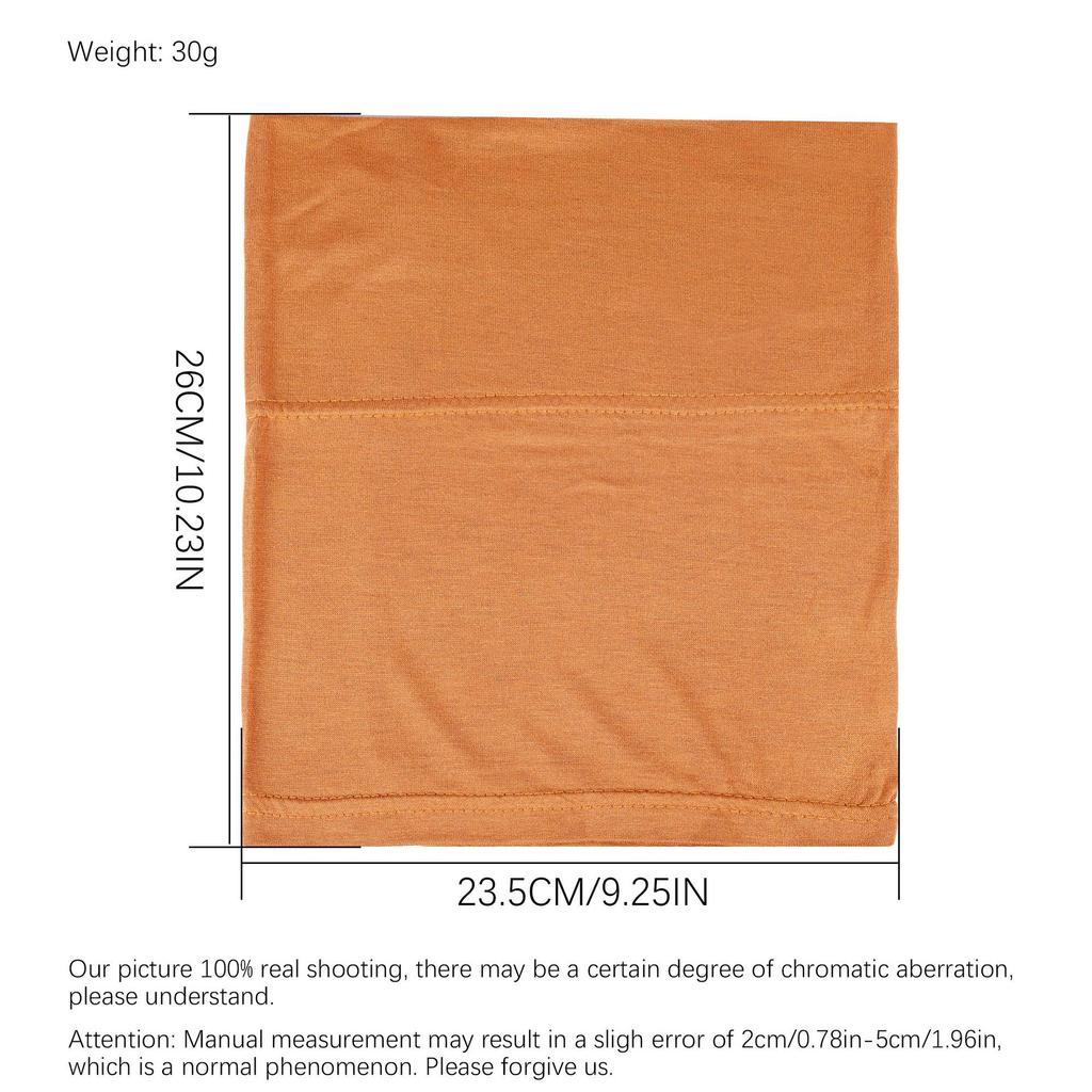 No Pilling, No Fading, Multi-Color Tube Hat, Solid Color Mercerized Cotton Bottoming Hat, Headscarf, Elastic And Breathable.