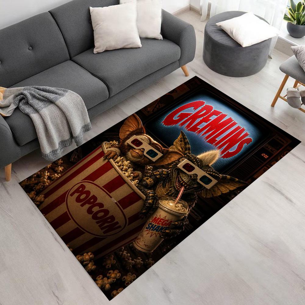 Gremlins Area Rug Perfect for Hallway Kitchen Study room Game Room Antislip Carpet Office home decor Gift for Festivals