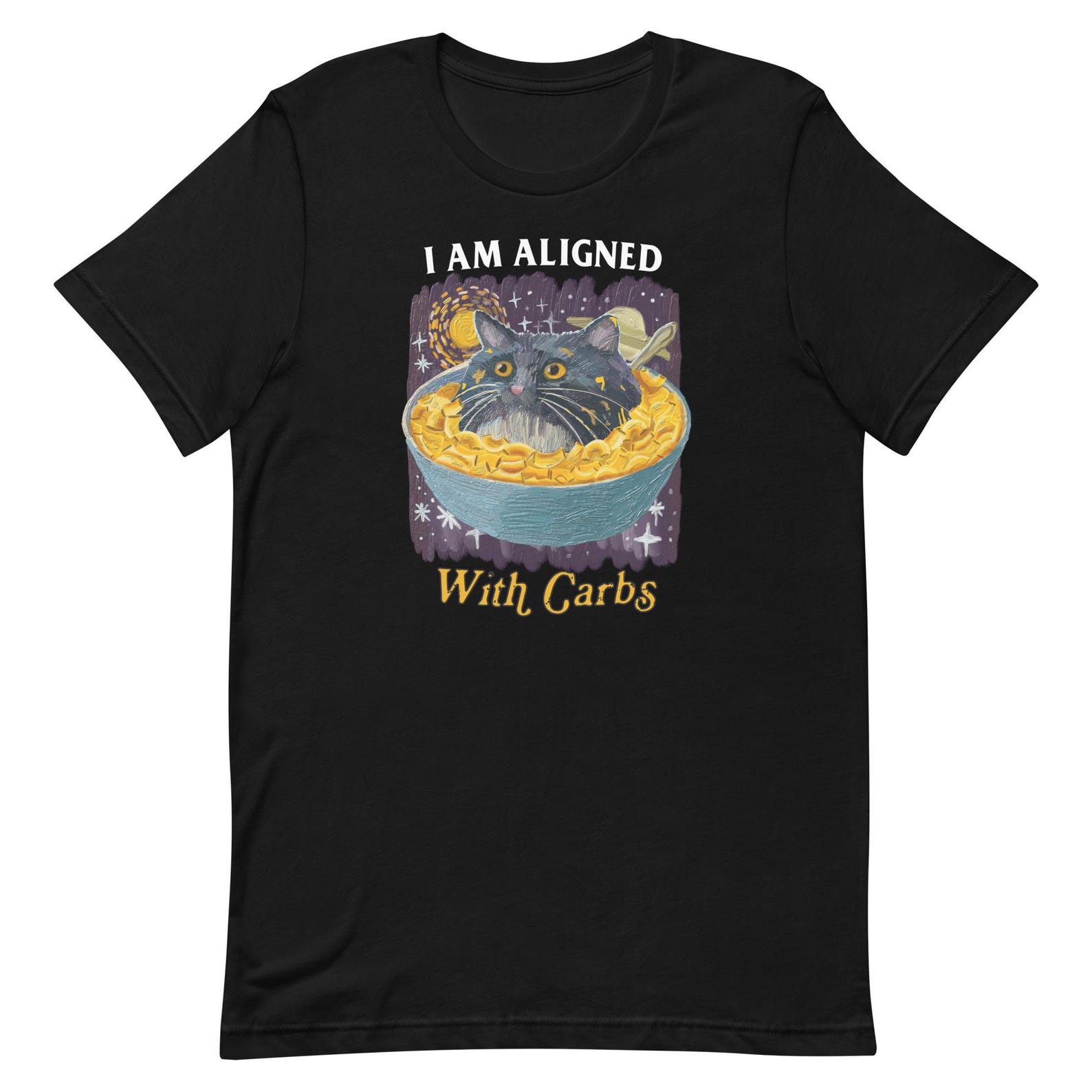 Aligned with Carbs Unisex t-shirt S