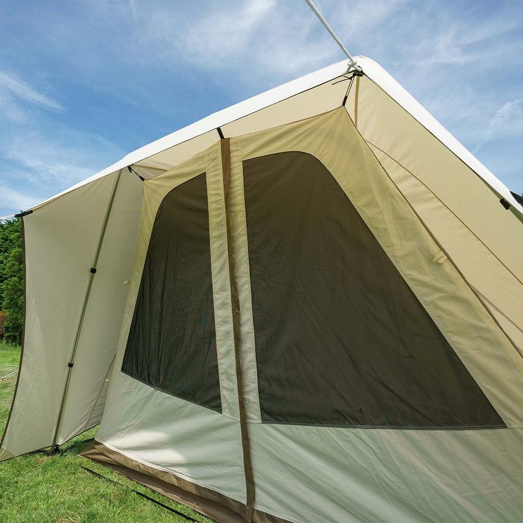 ogawa Outdoor Camping Tent Piraeus 5 x Sand Beige x Dark Brown 2746 [for people] Off-white