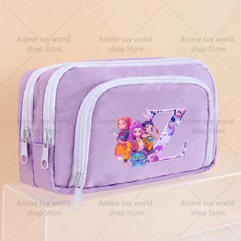Kpop Dämonenjäger Federmäppchen Cartoon Kawaii Mädchen Stiftebox Stifthalter Tasche für Schüler Schulanfang Schreibwaren Geschenkartikel