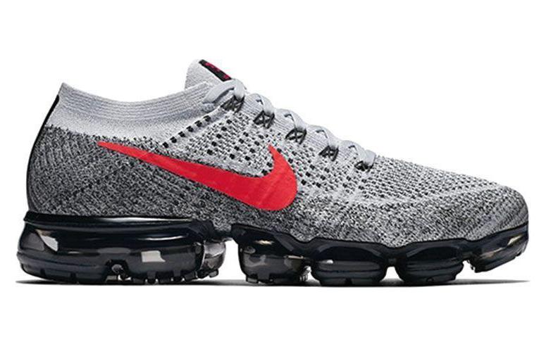 Nike Air VaporMax Platin Rot Schwarz 849558-020
