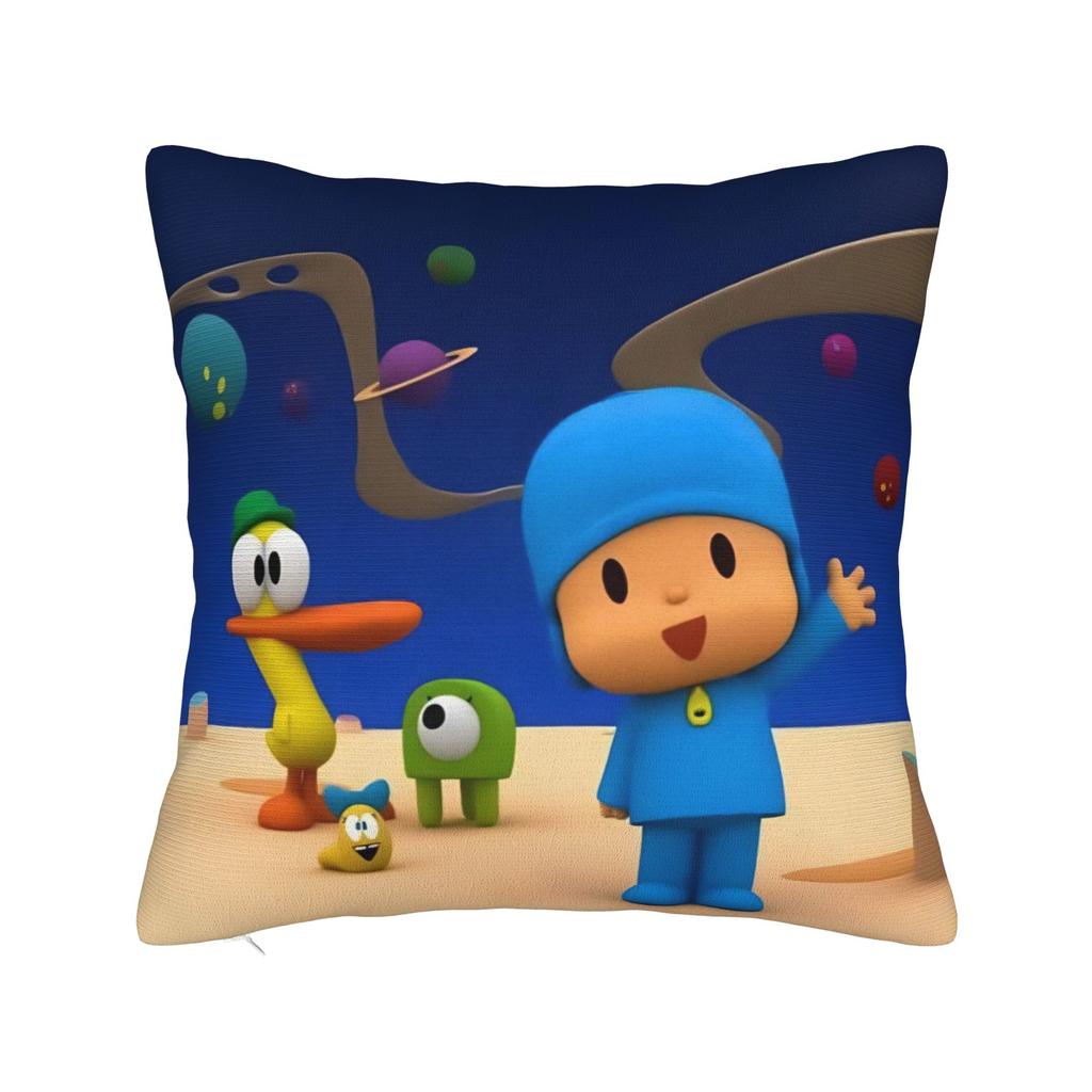 Decorative Pillow Cover Pocoyoes Cartoon Comdy Stuff Home Throw Pillow Case Cover Drop Shipping Multi-Size