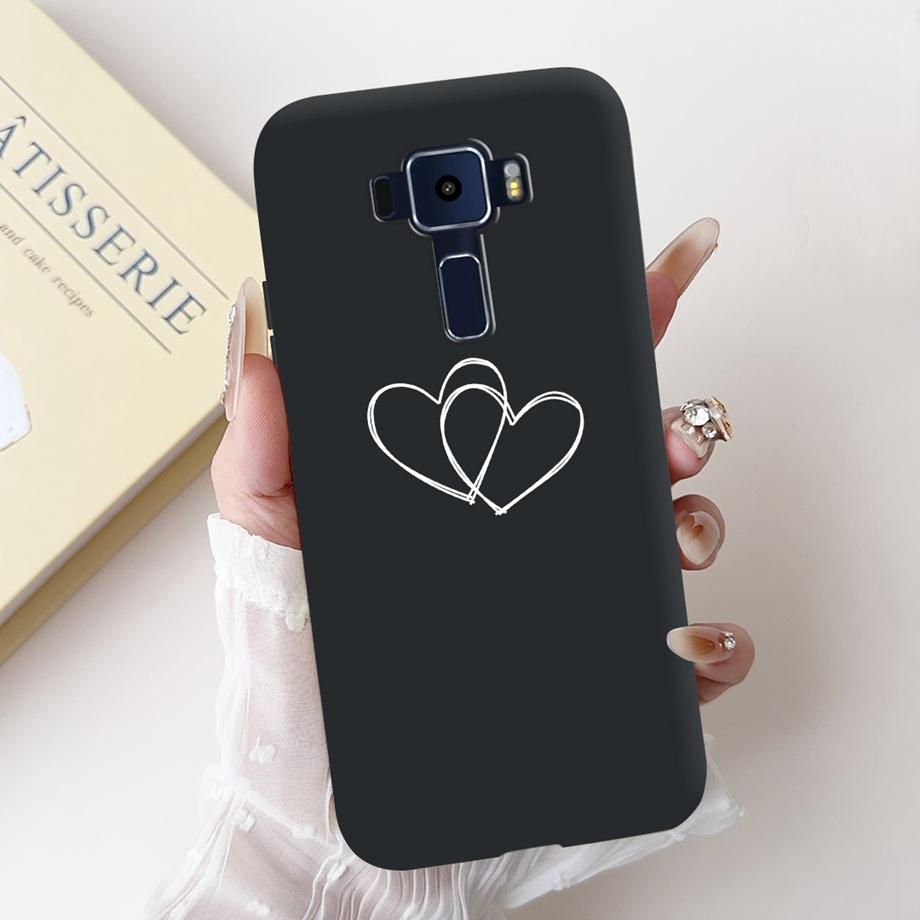 For ASUS Zenfone 3 ZE520KL Z017D 4 Max ZC520KL X008D 3 Max ZC520TL Case Soft Silicone Back Cover Love Heart Butterfly Flower Bag