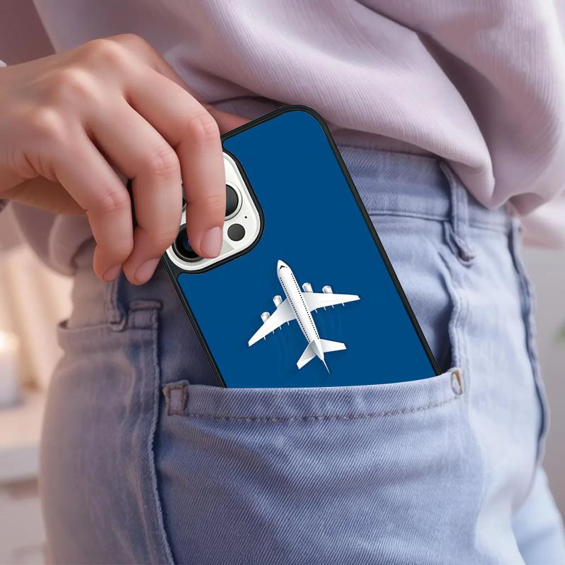 Aircraft Plane Airplane Phone Case For iPhone 17 Air 15 16e 14 13 Pro Max Coque 12 11 Pro Max PLUS cover