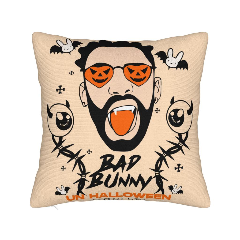 Bad Album Cute Pattern Square Pillow Covers Polyester Room Bunny Cushion Cover Creative Home Decoration Pillow Cover 45*45