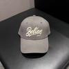 Shaped Three-dimensional Embroidered Letter Hard Top Baseball Cap Female Korean Ins Casual Simple and Versatile Sunshade Cap