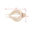 Transparent Solid Color Hairpins Duckbill Hair Claws Crab For Women Hair Clips Barrettes Ponytail Holder Hair Accessories