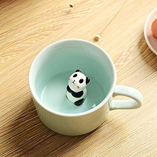 Coffee Milk Tea Ceramic Mug - 3D Animal Morning Cup with Panda, Best Gift for Morning Drink, Wedding, Birthday, Father's Day, Big Nose Deer